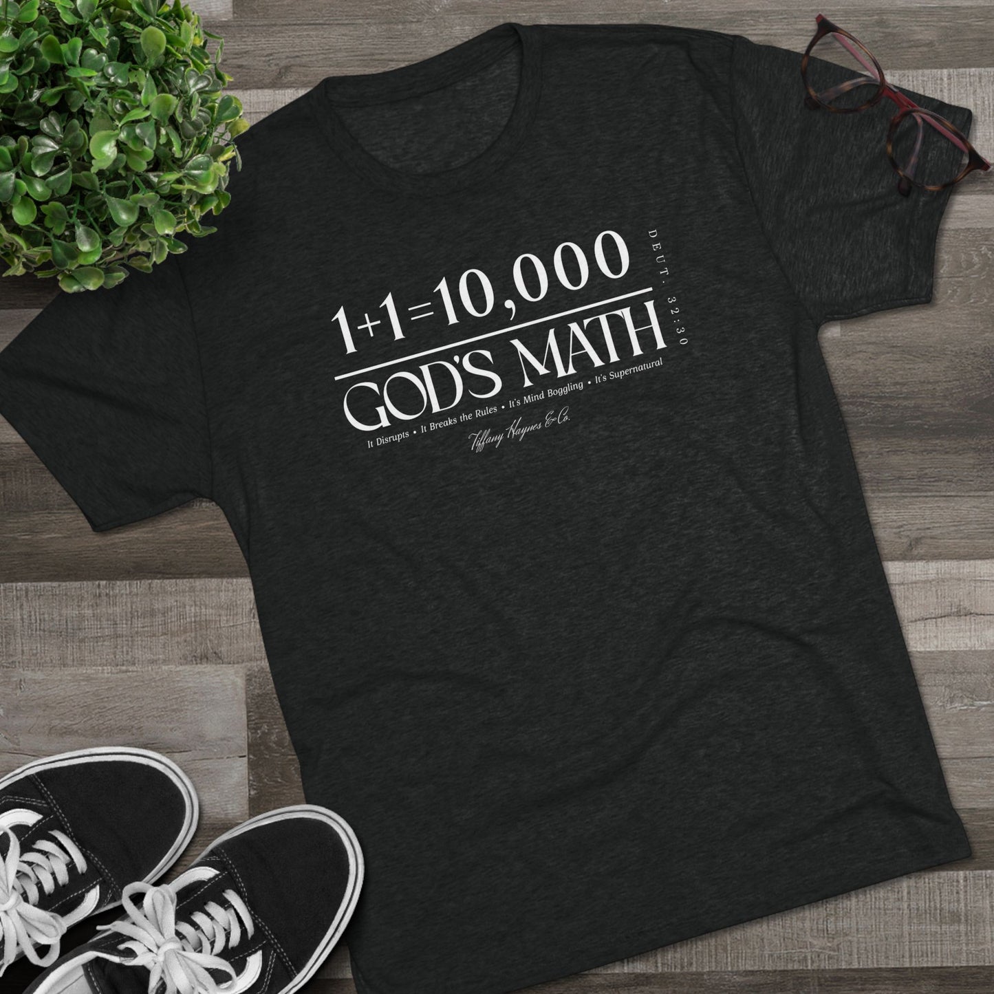 God's Math (Style 2) Unisex Tri-Blend Crew Tee