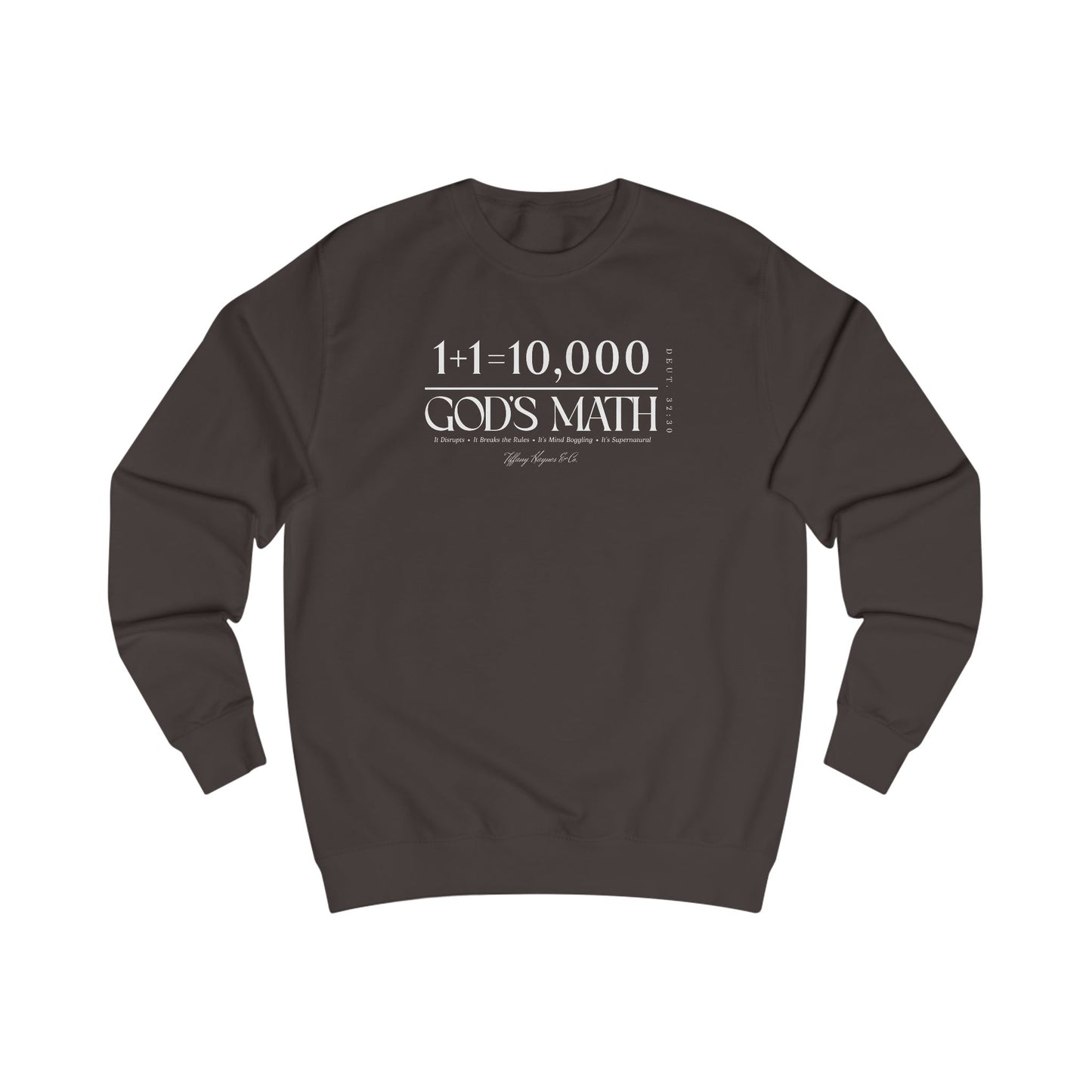 God's Math (Style 2) Cozy Unisex Sweatshirt