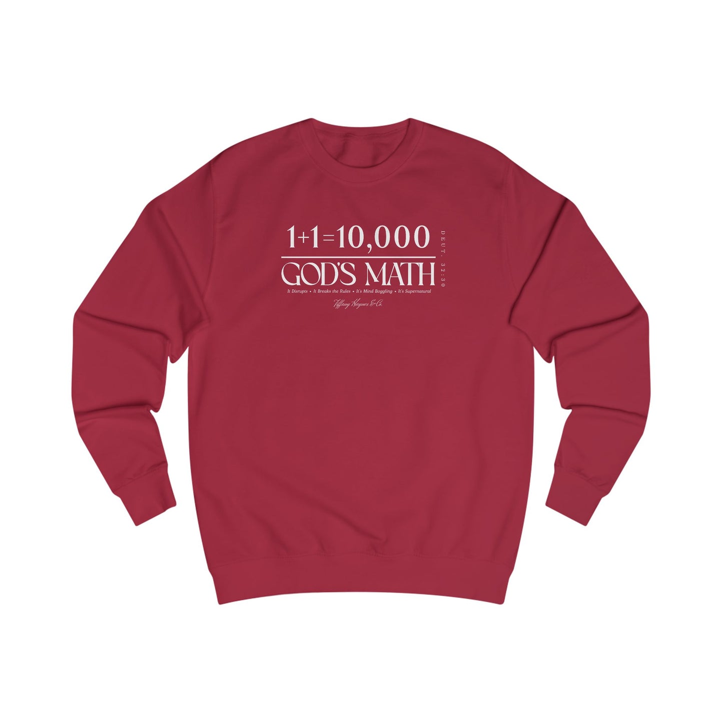 God's Math (Style 2) Cozy Unisex Sweatshirt