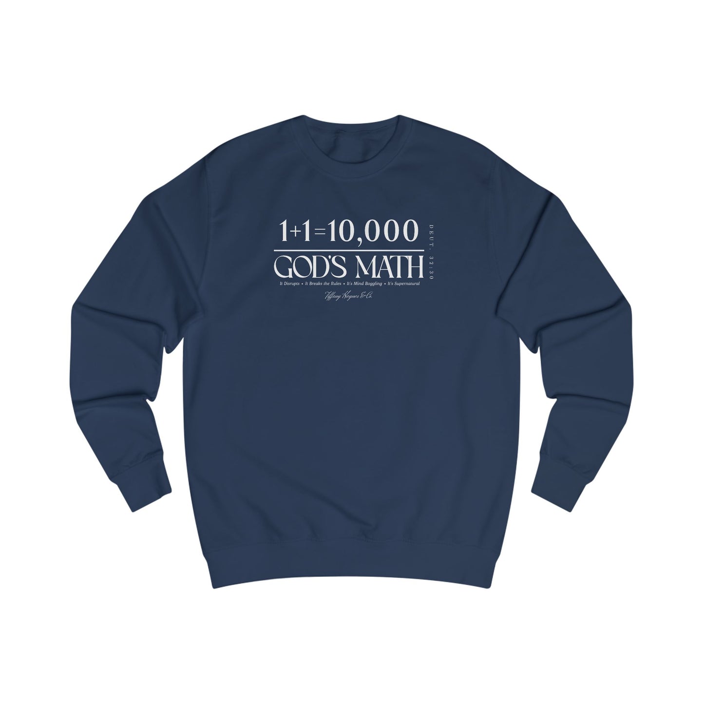God's Math (Style 2) Cozy Unisex Sweatshirt