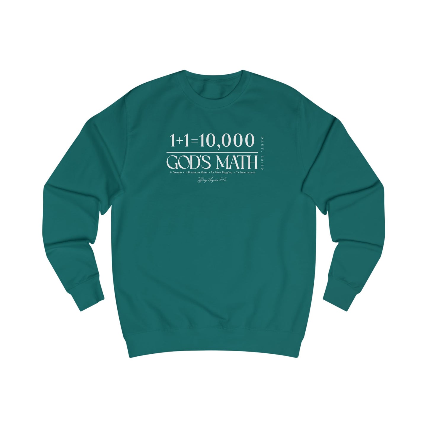 God's Math (Style 2) Cozy Unisex Sweatshirt