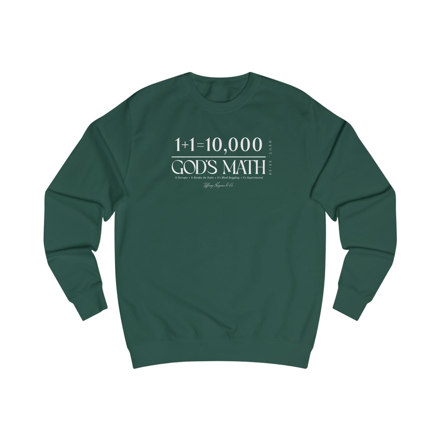 God's Math (Style 2) Cozy Unisex Sweatshirt