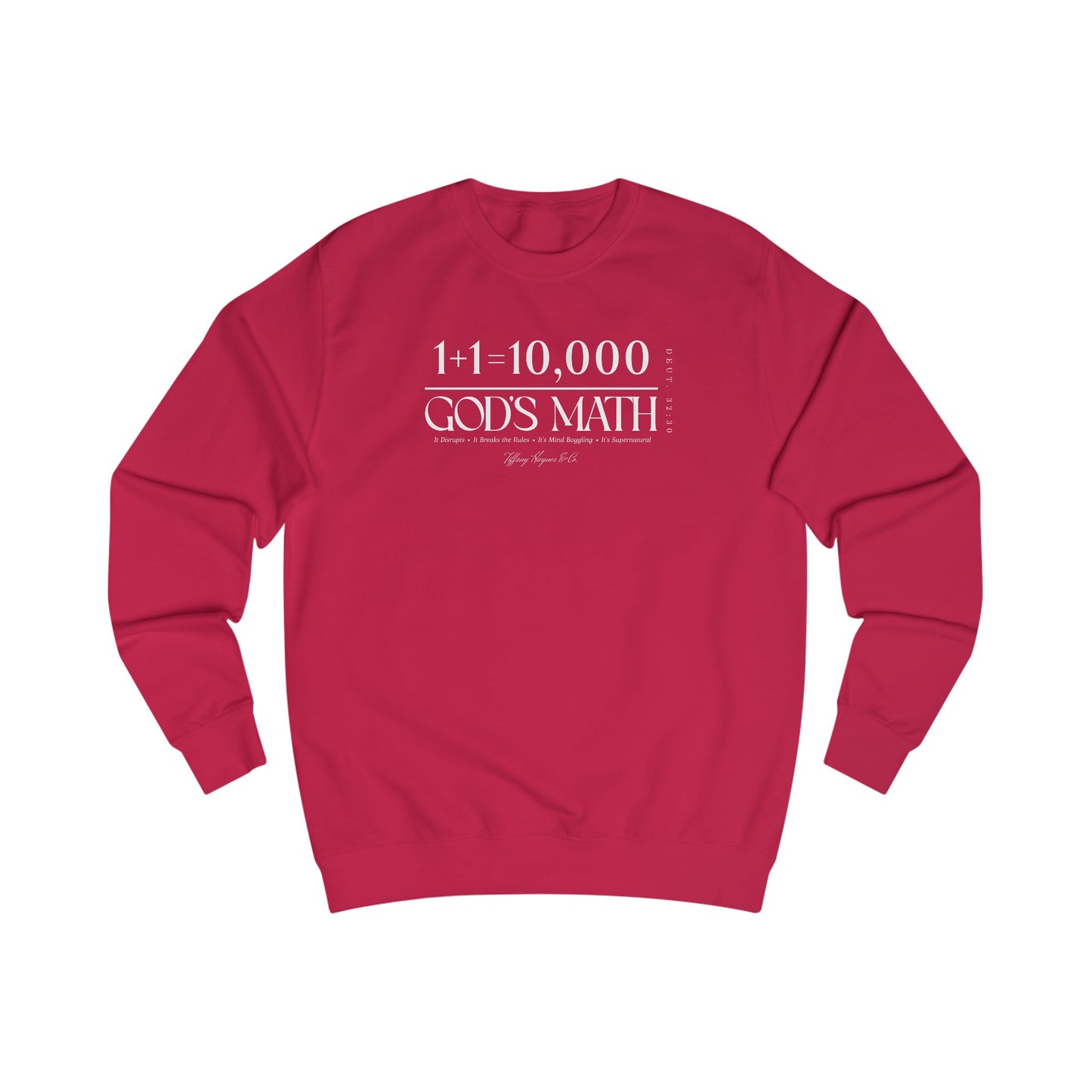 God's Math (Style 2) Cozy Unisex Sweatshirt
