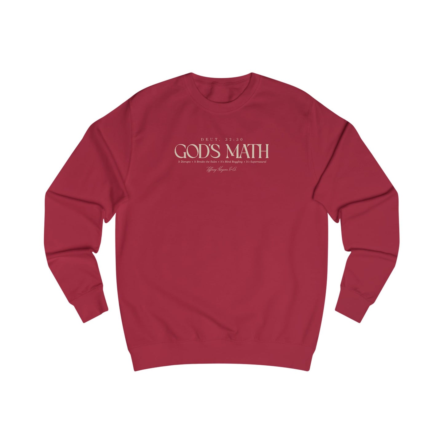 God's Math (Style 3) Cozy Unisex Sweatshirt