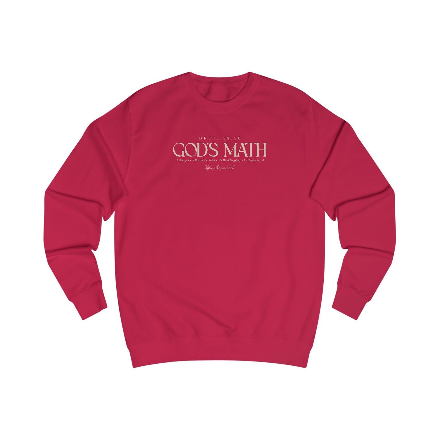 God's Math (Style 3) Cozy Unisex Sweatshirt