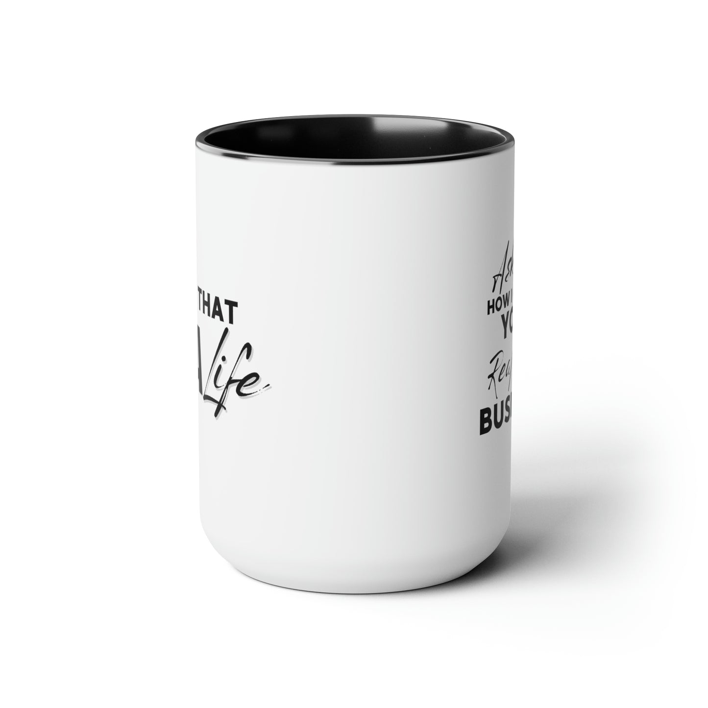 REVA Life Two-Tone 15oz Coffee Mug