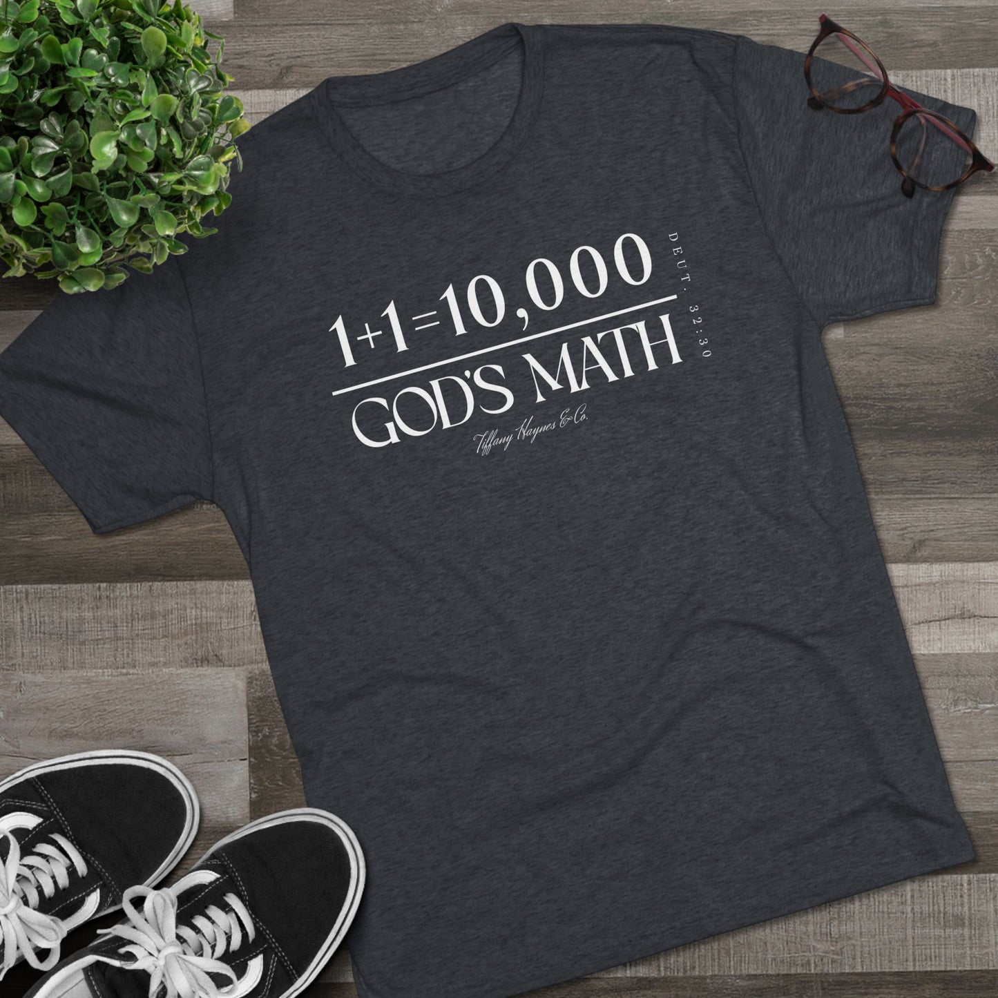 God's Math (Style 2) Unisex Tri-Blend Crew Tee
