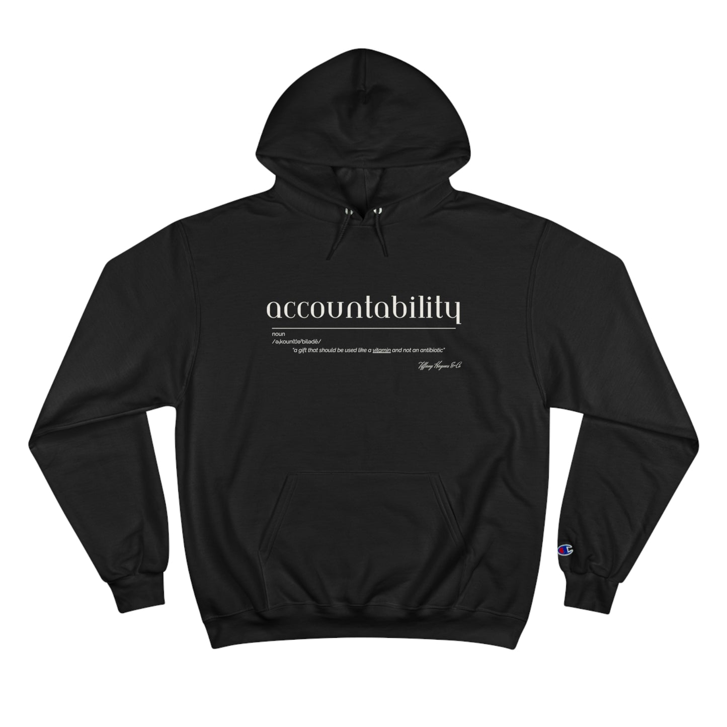 Accountability Defined - Black Hoodie