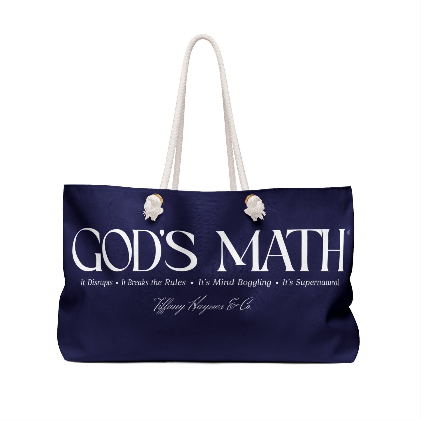 God's Math Weekender Bag