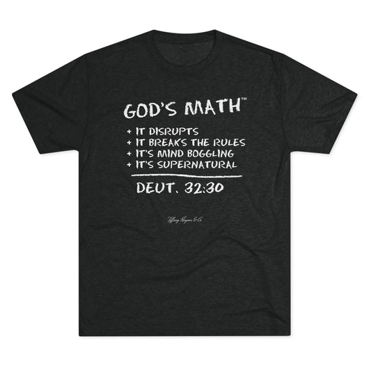 God's Math - Vintage Black T-Shirt