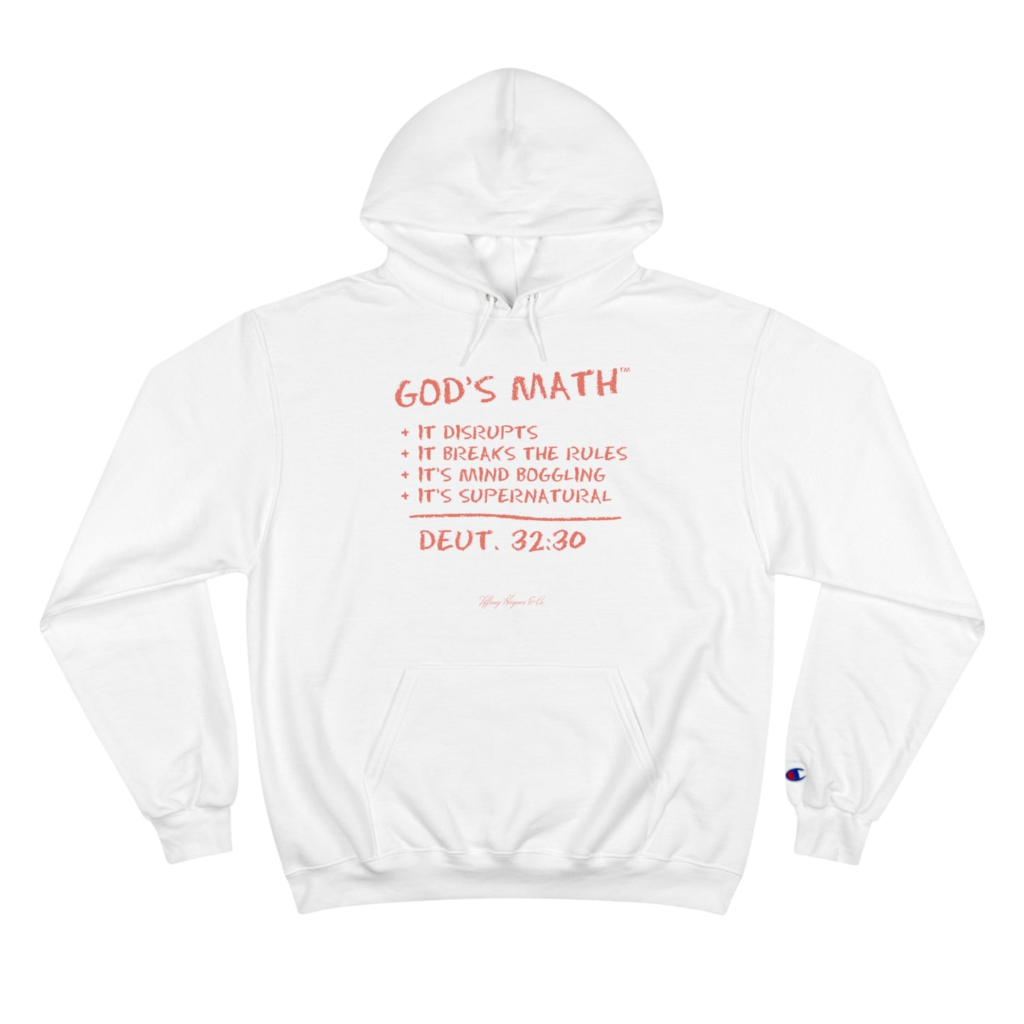 God's Math - White Hoodie