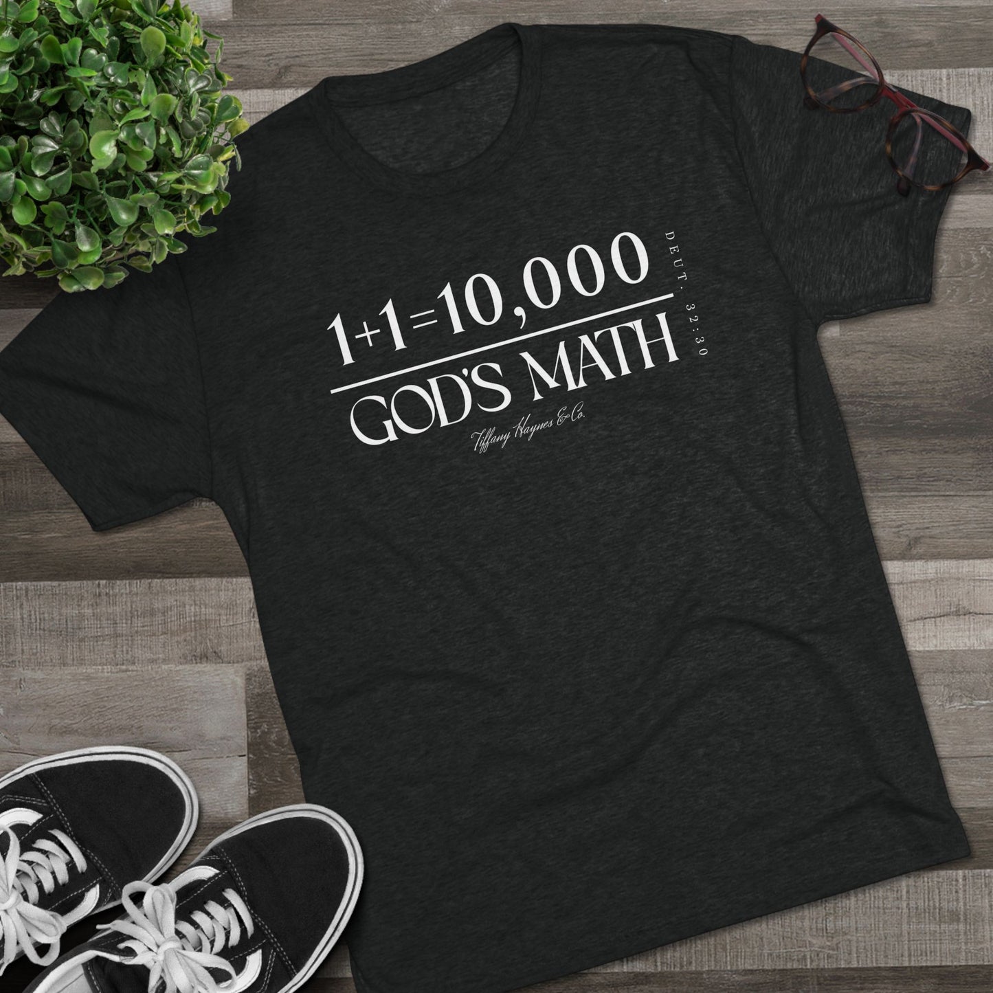 God's Math (Style 2) Unisex Tri-Blend Crew Tee