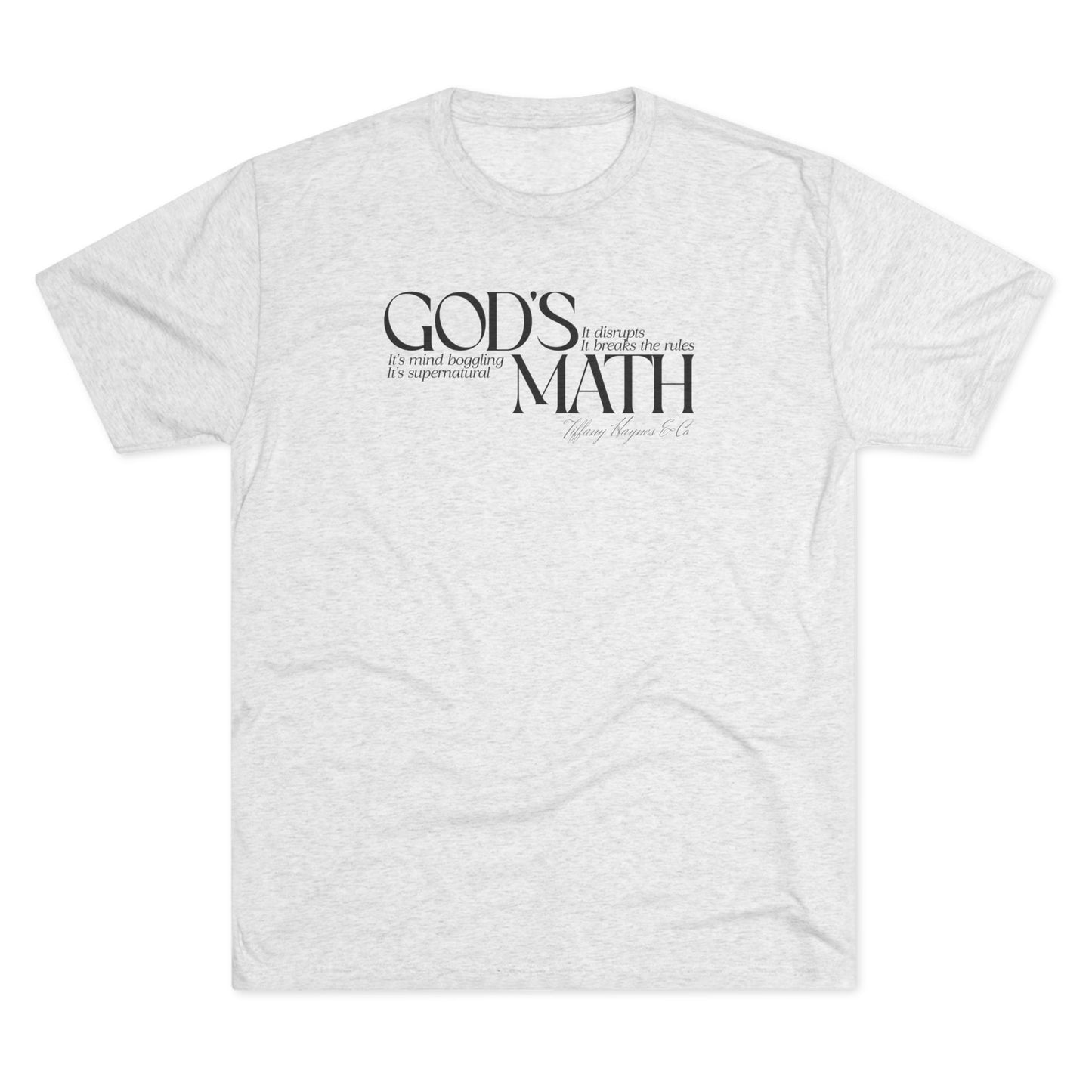 God's Math | Black Logo