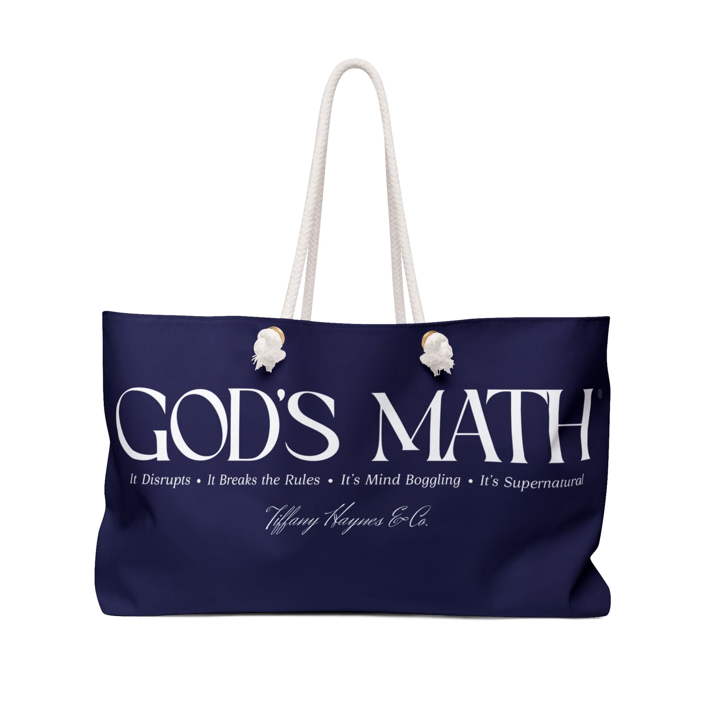 God's Math Weekender Bag