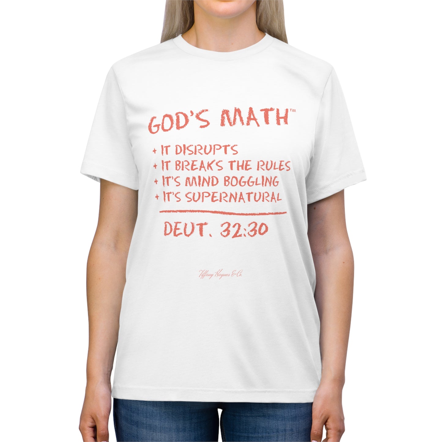 God's Math Unisex Triblend Tee