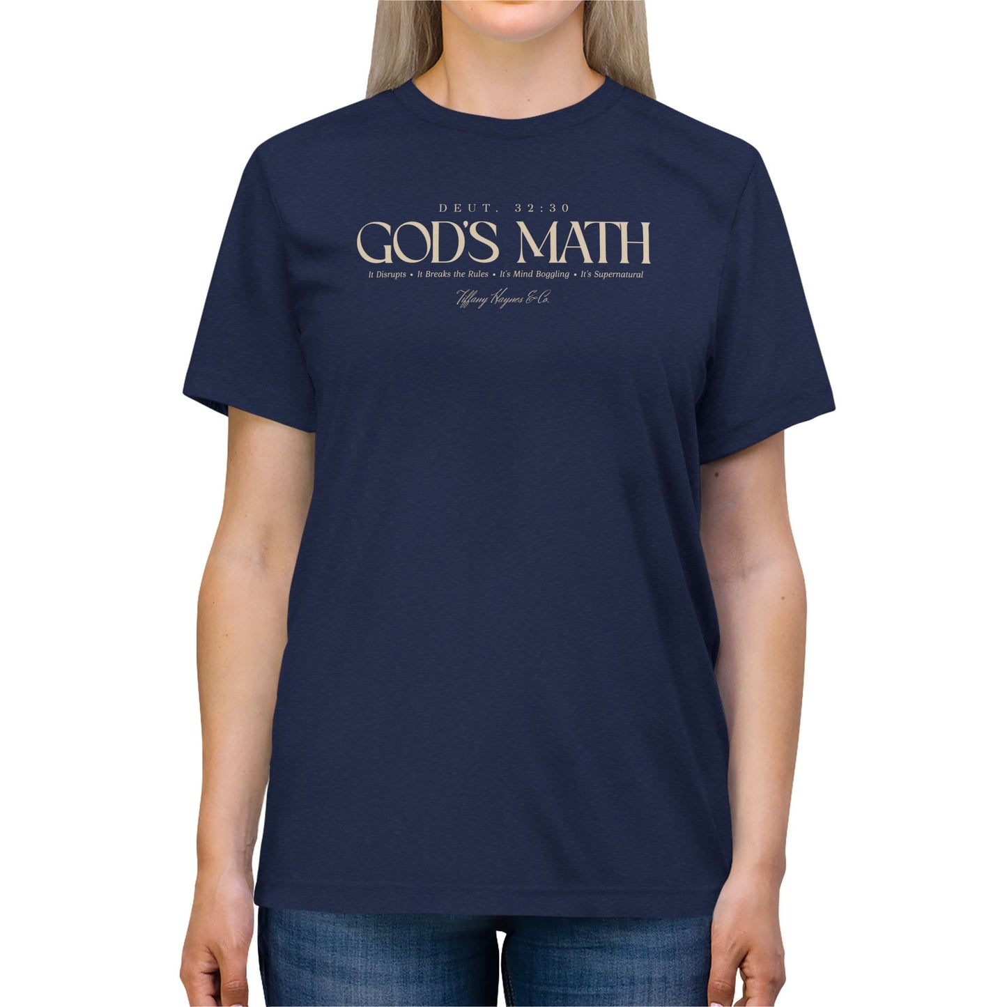 God's Math T-Shirt — Inspirational Faith Graphic Tee
