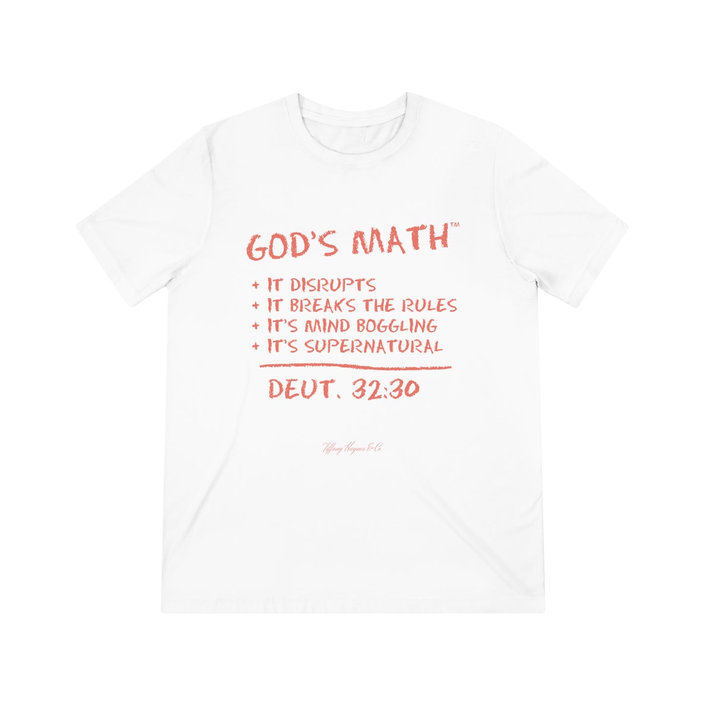 God's Math Unisex Triblend Tee