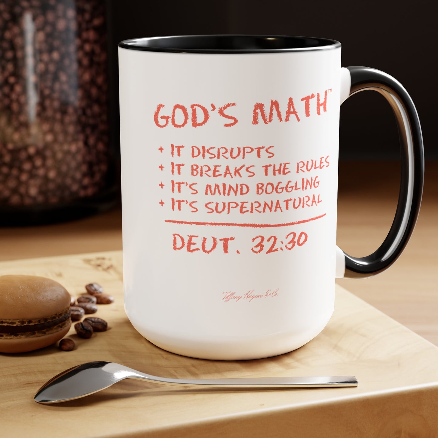 God's Math - White Coffee Mug