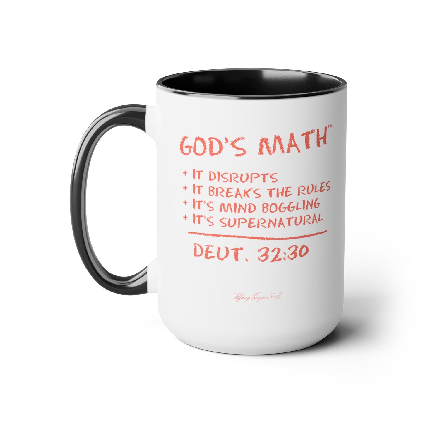 God's Math - White Coffee Mug