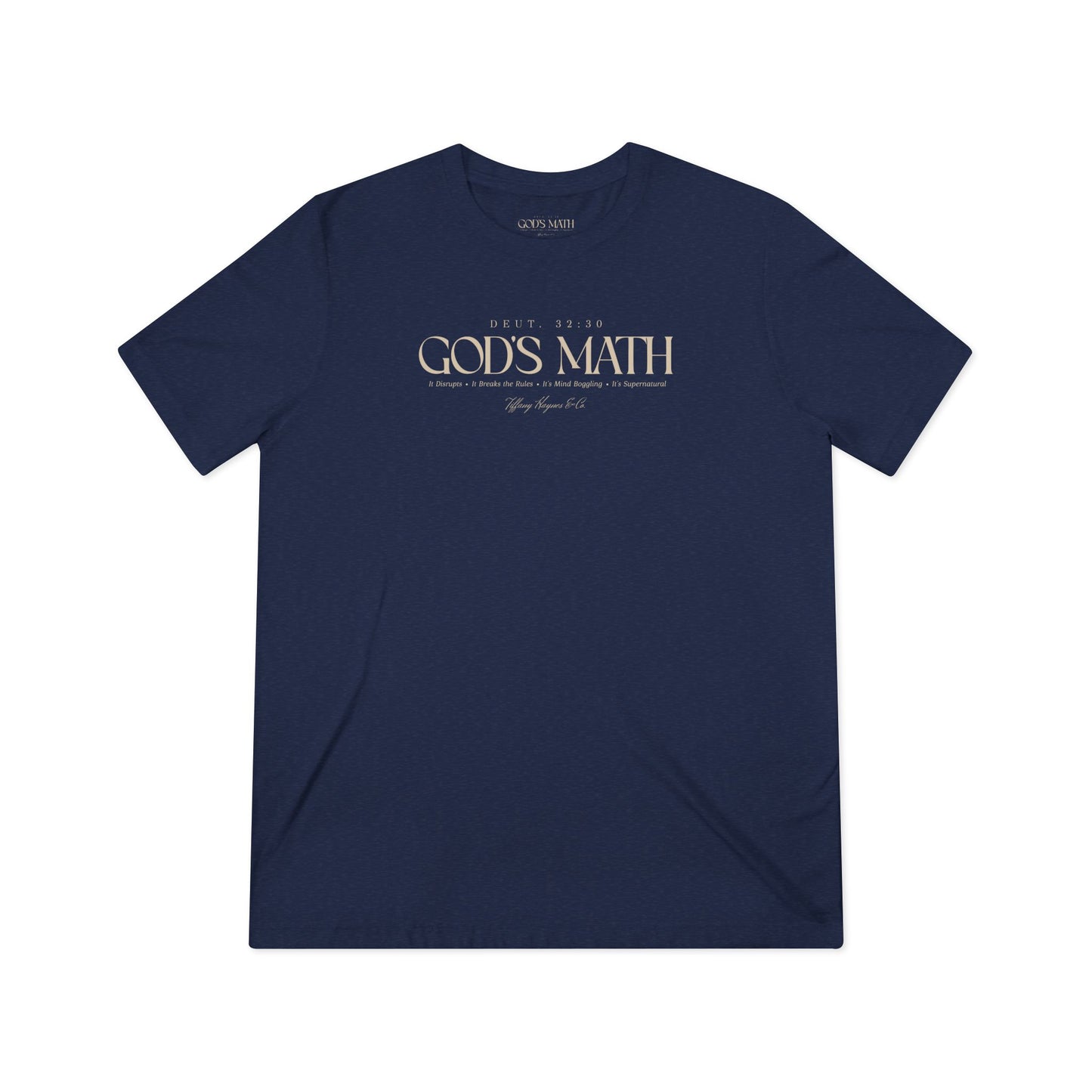 God's Math T-Shirt — Inspirational Faith Graphic Tee