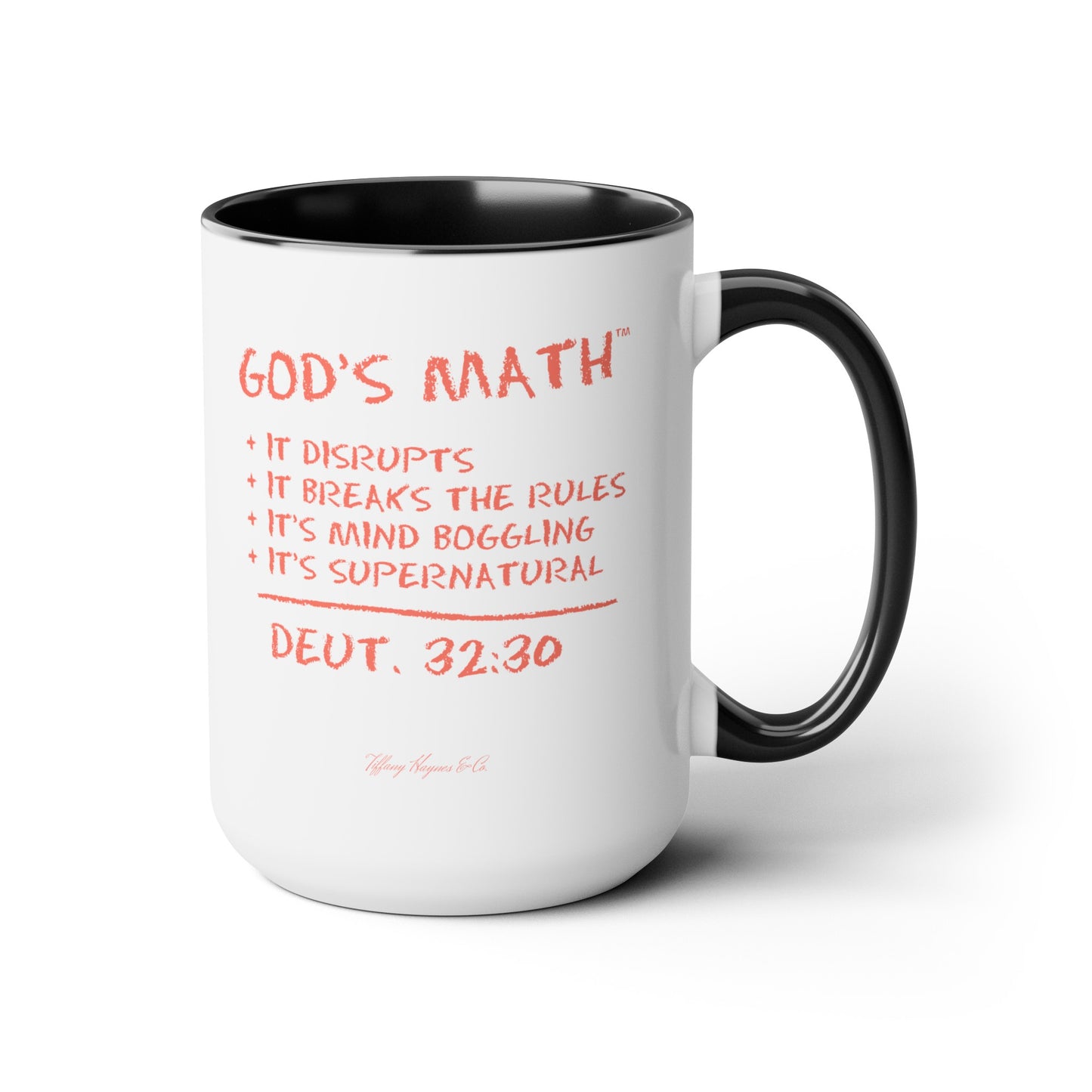 God's Math - White Coffee Mug