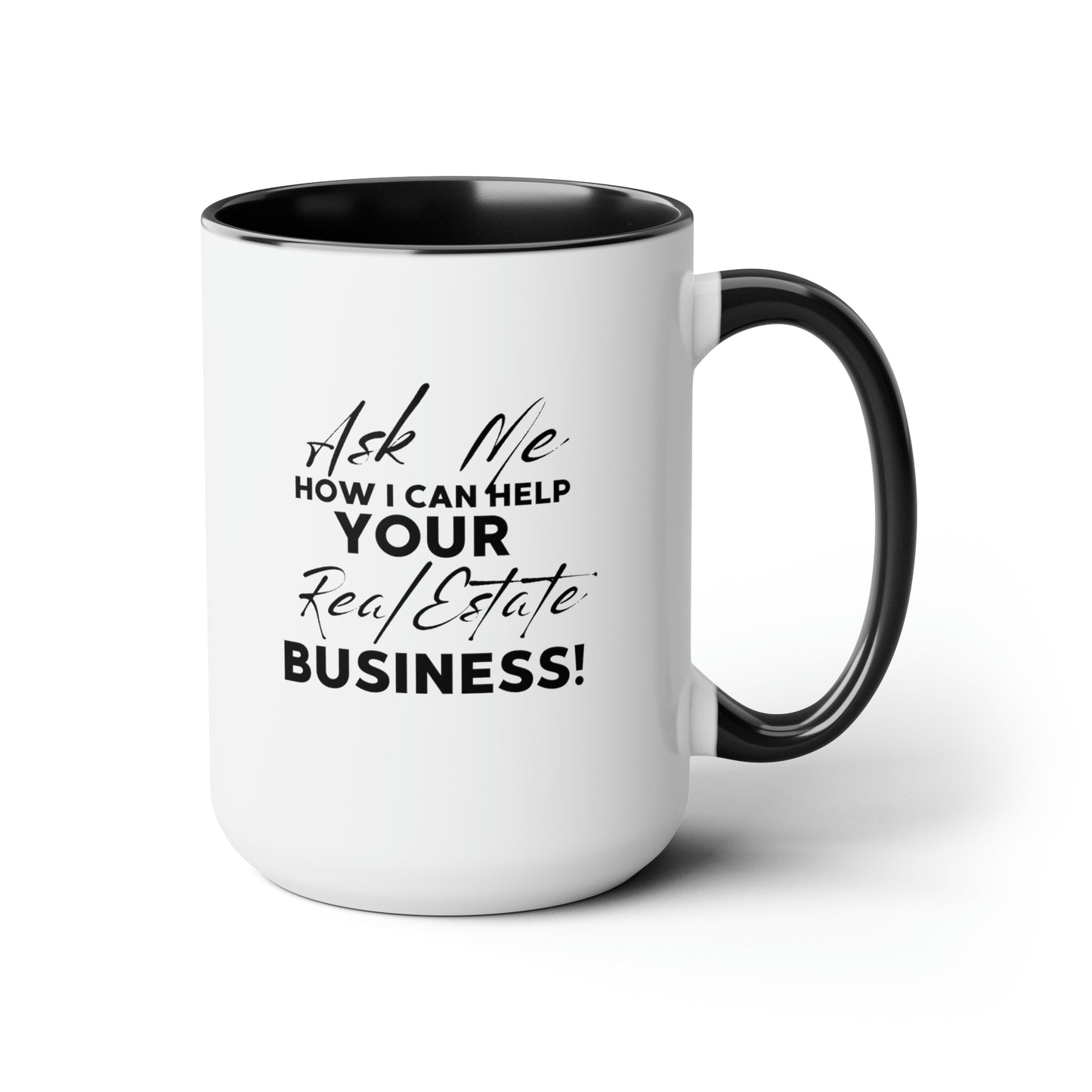 REVA Life Two-Tone 15oz Coffee Mug